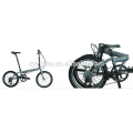 2015 Bicycles seatpost 33.9 * 550mm aluminio plegable atornillado Negro / Plata